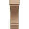 Ekena Millwork 9"W x 18"D x 27"H Classic Warren Rough Cedar Woodgrain TimberThane Corbel, Primed Tan CORUR09X18X27WARRCPR - alternate 3
